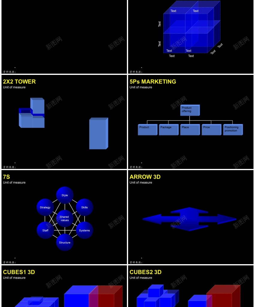 麦肯锡图表汇总PPT模板_新图网 https://ixintu.com 图表 汇总 麦肯锡