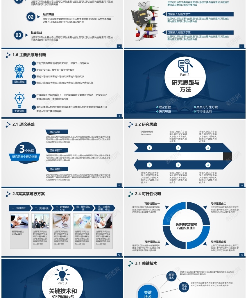 学术答辩03PPT模板_新图网 https://ixintu.com 学术 答辩