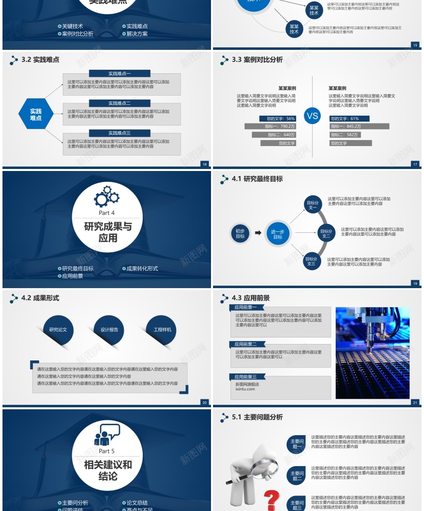 学术答辩03PPT模板_新图网 https://ixintu.com 学术 答辩