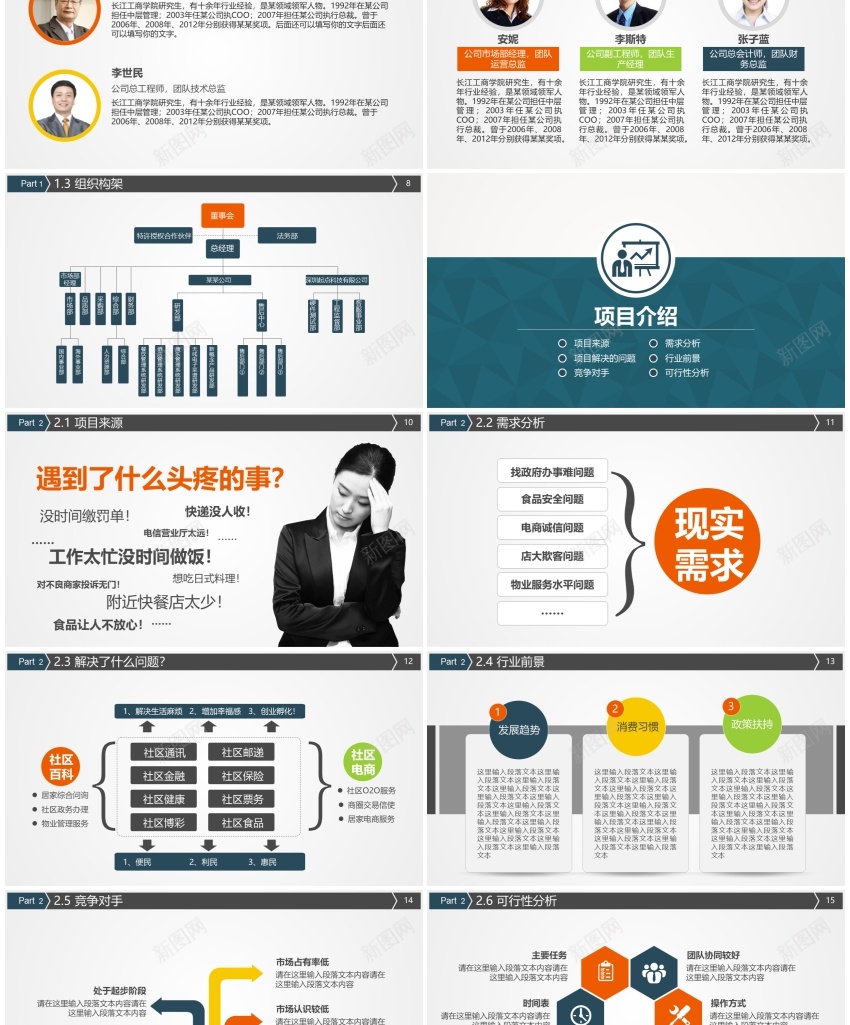 商业计划书38PPT模板_新图网 https://ixintu.com 商业 计划书