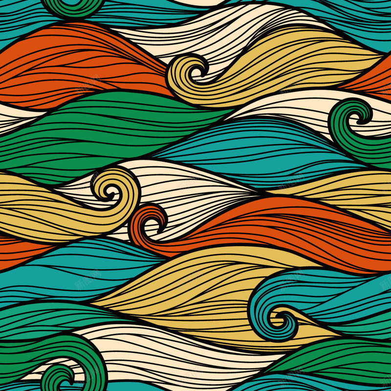 抽象多姿多彩的创意海浪矢量jpg设计背景_新图网 https://ixintu.com 抽象 多姿 多姿多彩 多彩的 创意 海浪 矢量