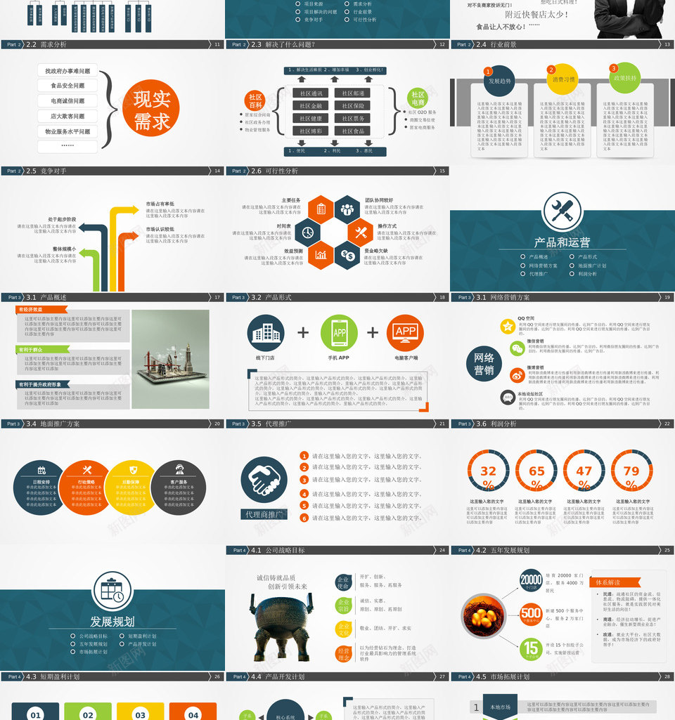 商业策划66PPT模板_新图网 https://ixintu.com 商业 策划