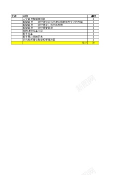 教学教学安排