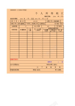 企业报税总表