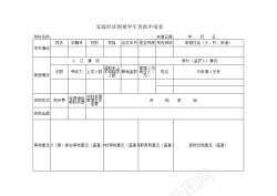 困难的人家庭经济困难学生资助申请表