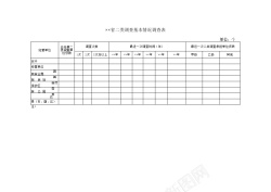 失量省二类调查基本情况调查表