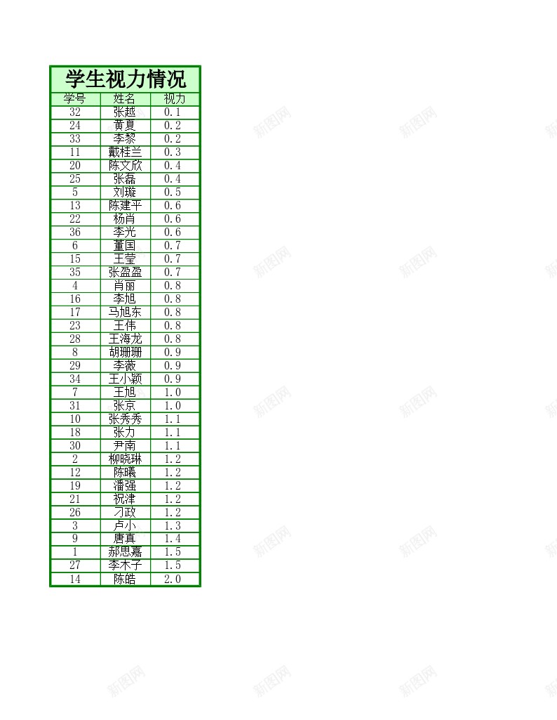 座位编排办公Excel_新图网 https://ixintu.com 座位 编排