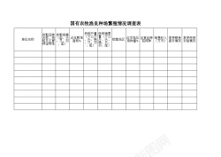 国有农牧渔良种场繁殖情况调查表