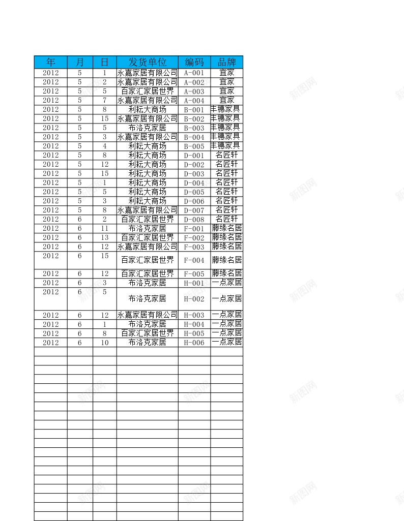 应收账款余额统计表办公Excel_新图网 https://ixintu.com 余额 应收账款 统计表