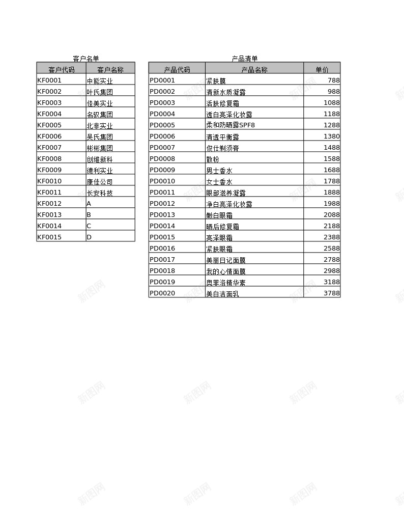 销售订金与应收款统计报表办公Excel_新图网 https://ixintu.com 应收款 统计报表 订金 销售