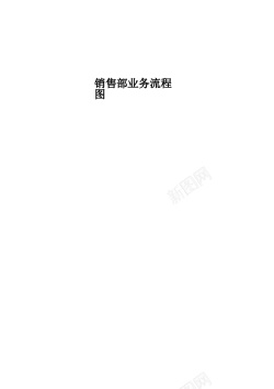 客户服务流程销售部业务流程图