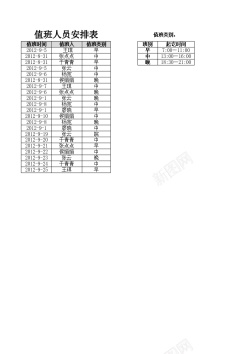 客户服务记录值班记录查询表