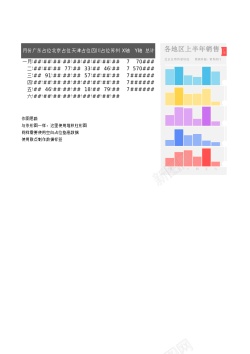 失量14多段式柱形图