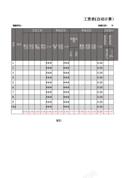 1PPT工资表1