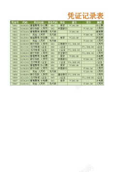 明细明细科目汇总表2